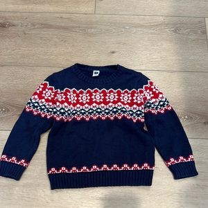 Janie and Jack Fair isle sweater